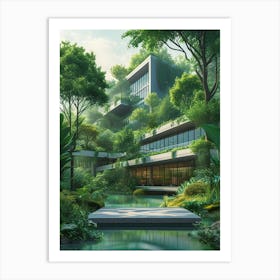 House In The Forest 1 Art Print