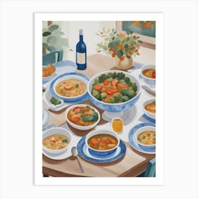 Chinese Soup Art Print