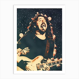 dave grohl live concert Art Print