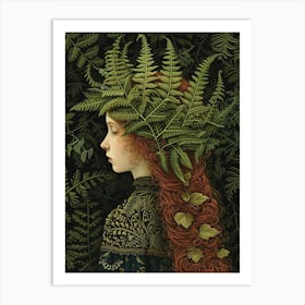 Lady Fern Painting 4 Art Print