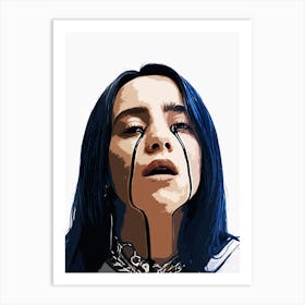 Billie Elish 6 Art Print