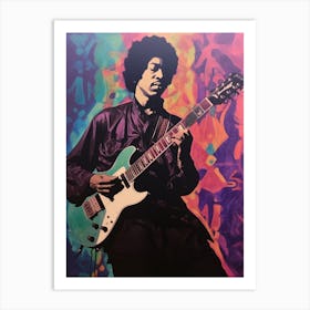 Jimi Hendrix Purple Haze 5 Art Print