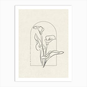 Calla Lily Flower Art Print