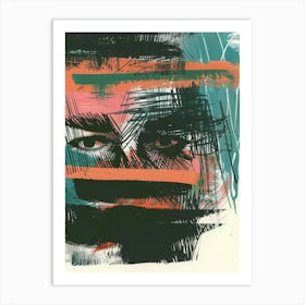 Face Of A Man 18 Art Print