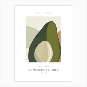 Avocado Le Marche Fermier Poster 5 Art Print