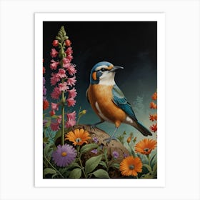 Bird In The Wild Art Print