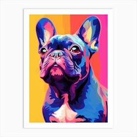 French Bulldog Painting Art Print