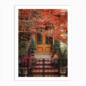 Door Of Autumn, New York Art Print