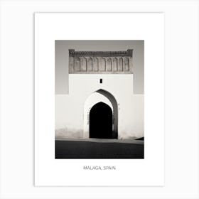 Poster Of Marrakech, Morocco, Photography In Black And White 4 Art Print