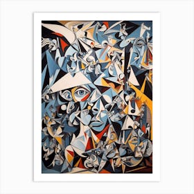 Abstract By Pablo Picasso 1 Art Print
