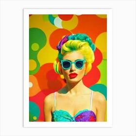 Paloma Mami Colourful Pop Art Art Print