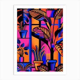 Potted Plants 9 Art Print