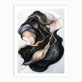 Abstract Fluids Art Print