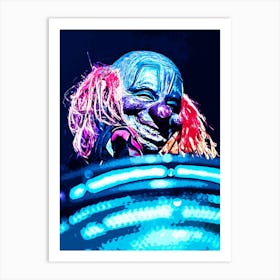 Clown slipknot band 1 Art Print