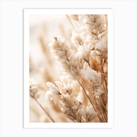 Boho Dried Flowers Statice 3 Art Print