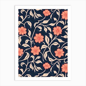 Floral Pattern 28 Art Print