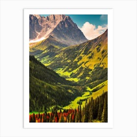 Tatra National Park 2 Poland Vintage Poster Art Print