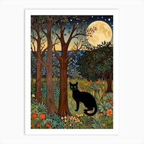 William Morris Cat In The Woods 6 Poster