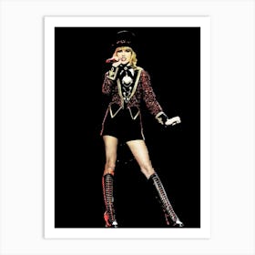 Taylor Swift On Stage Art Print