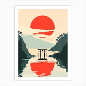 Japanese Tori Gate Art Print