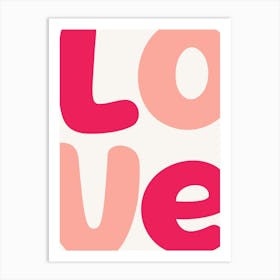 Love Two Tones Art Print