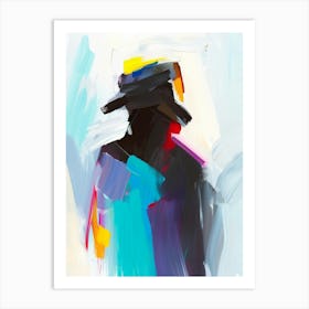 Abstract Portrait Of A Woman 60 Art Print