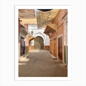 Alleyway In Marrakech Art Print