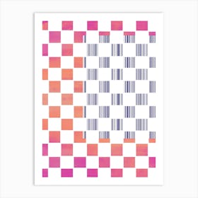 Checkerboard Art Print