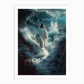 Jesus In The Waves 2 Poster