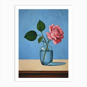 Rose In A Vase 2 Art Print