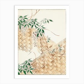 Wisteria Illustration, Shin Bijutsukai Art Print