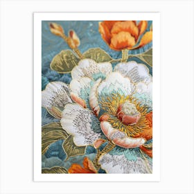 Chinese Embroidery 63 Art Print