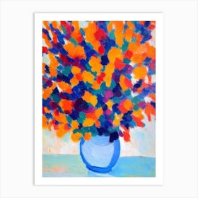 Pop Them In A Vase Matisse Inspired Flower Art Print