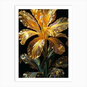 Golden Iris Art Print