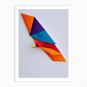 Barn Swallow Origami Bird Art Print