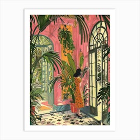 In The Garden Mount Stewart House And Gardens United Kingdom 2 Art Print