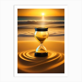 Hourglass In The Sand 5 Art Print