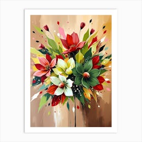 Bouquet Of Flowers 1 Art Print