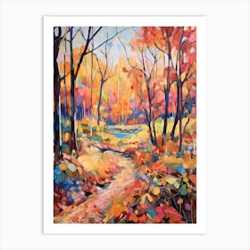 Autumn Gardens Painting Bernheim Arboretum And Research Forest 2 Art Print