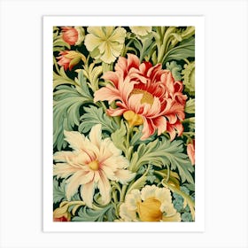 William Morris Floral Wallpaper 1 Art Print