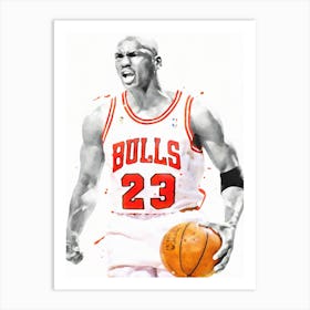 Michael Jordan Chicago Bulls Art Print