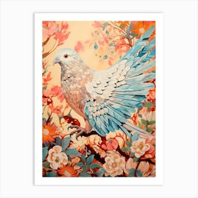 Budgerigar 1 Detailed Bird Painting Copy Art Print