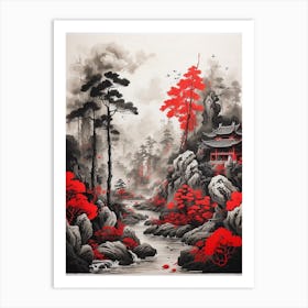 Asian Landscape 8 Art Print