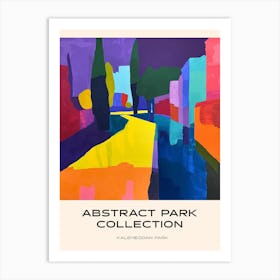 Abstract Park Collection Poster Kalemegdan Park Belgrade Serbia 3 Art Print