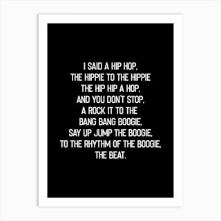 Rappers Delight Dark Art Print