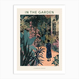 In The Garden Poster Luxembourg Gardens France 1 Art Print