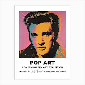 Elvis Pop Art 2 Art Print