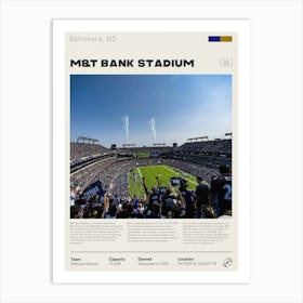 Baltimore Ravens - M&T Bank Stadium Art Print