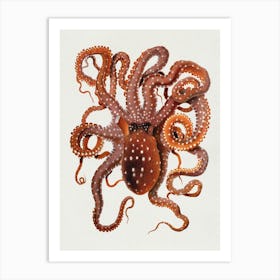 Vintage Octopus Art Print