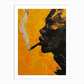 Cigarette Smoke Art Print